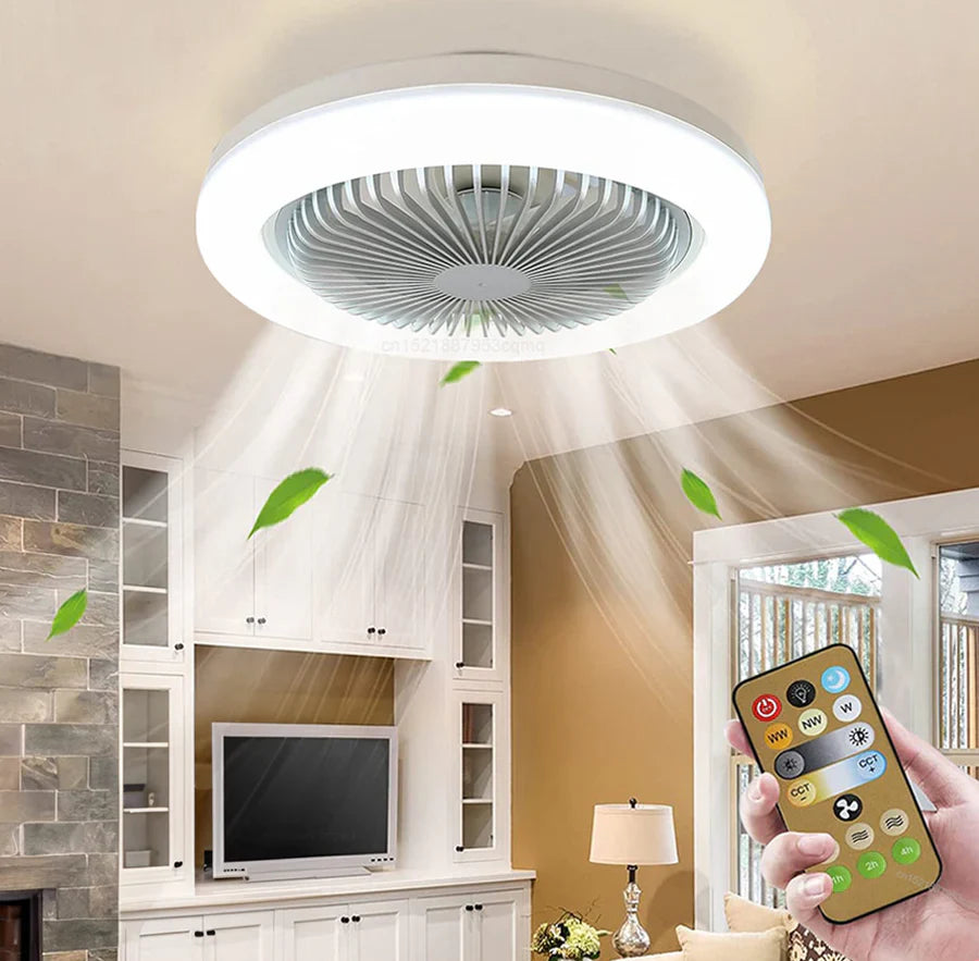 Ventilateur de Plafond Moderne à LED