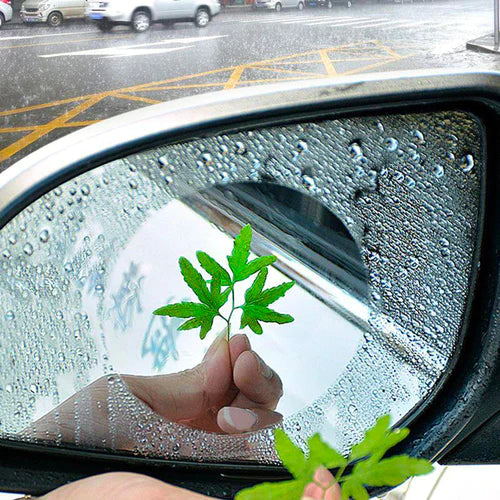Lot de 2 Films Anti-Pluie et Buée pour Voiture