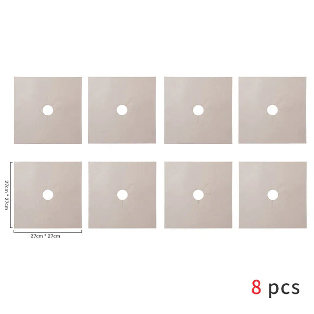 Lot de 8 protèges cuisinière