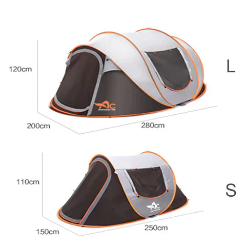 Tente de Camping avec Toit Respirant